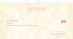 Desktop Screenshot of lilyspad.net
